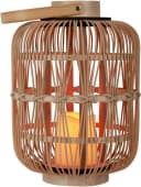 NÄVE LED Dekolicht Korbinian Rattankorb Beige Natur Timer Bild 5