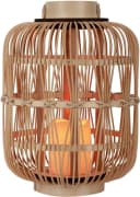 NÄVE LED Dekolicht "Korbinian" Beige Rattankorb mit Timer Bild 5