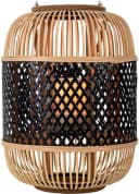 NÄVE LED Dekolicht Korbinian Schwarz Natur Solar Laterne 27 cm Bild 4