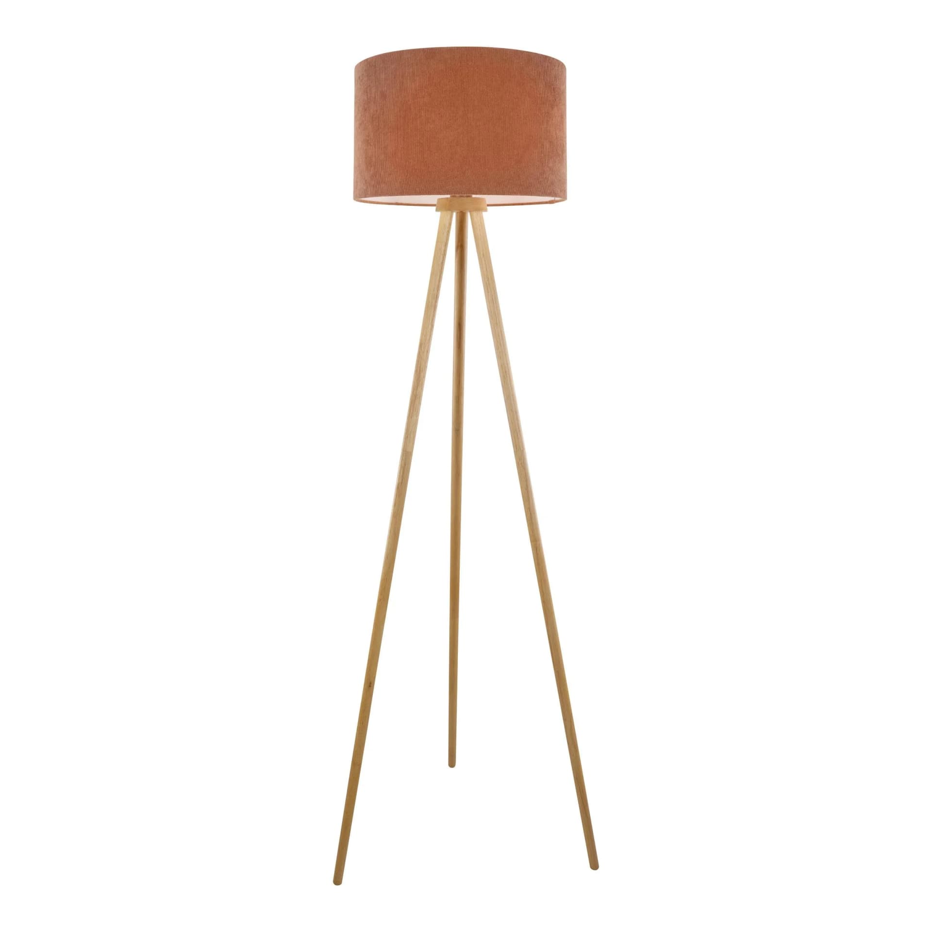 NÄVE Stehlampe Ardita Skandinavisches Design Holz Braun