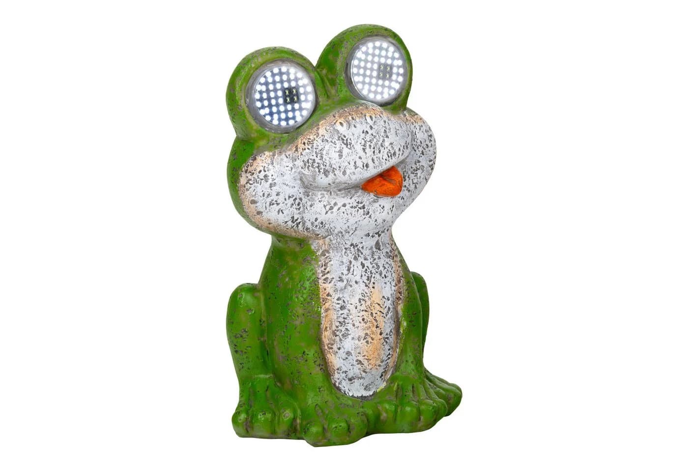 NÄVE LED Solarleuchte Frosch "Froggel" Grün mit animierten Augen - Bild 3