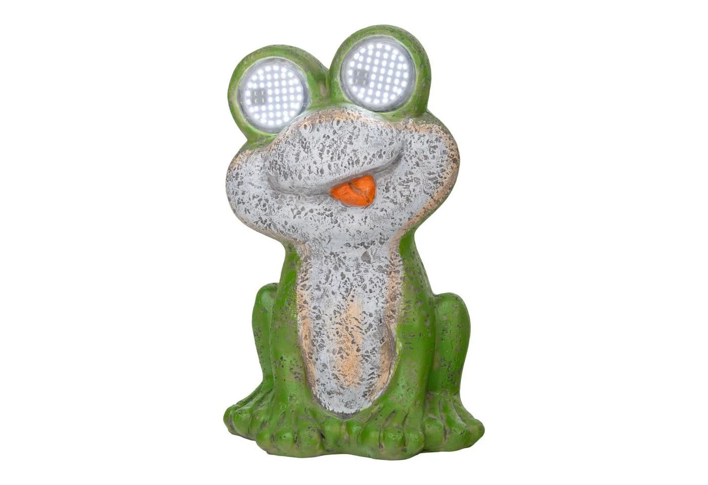 NÄVE LED Solarleuchte Frosch "Froggel" Grün mit animierten Augen - Bild 4