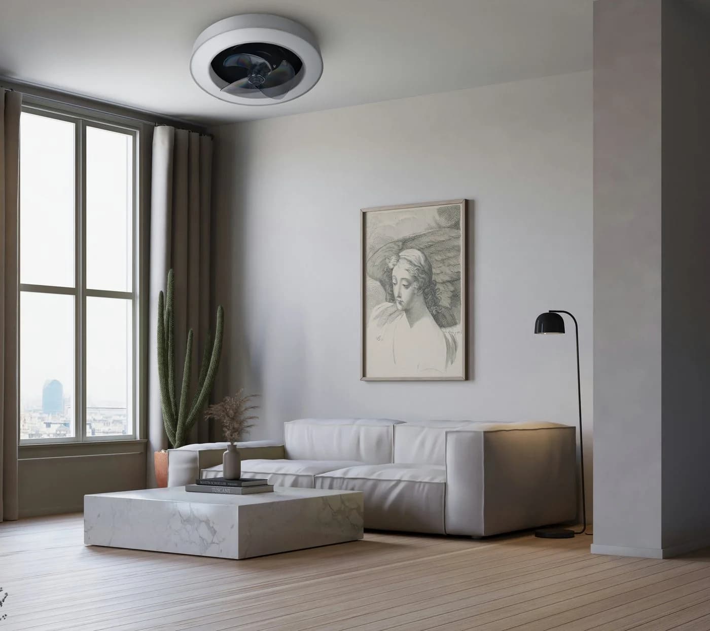 OTTO HOME LED Deckenleuchte Vittor Grau mit Ventilator - Bild 3