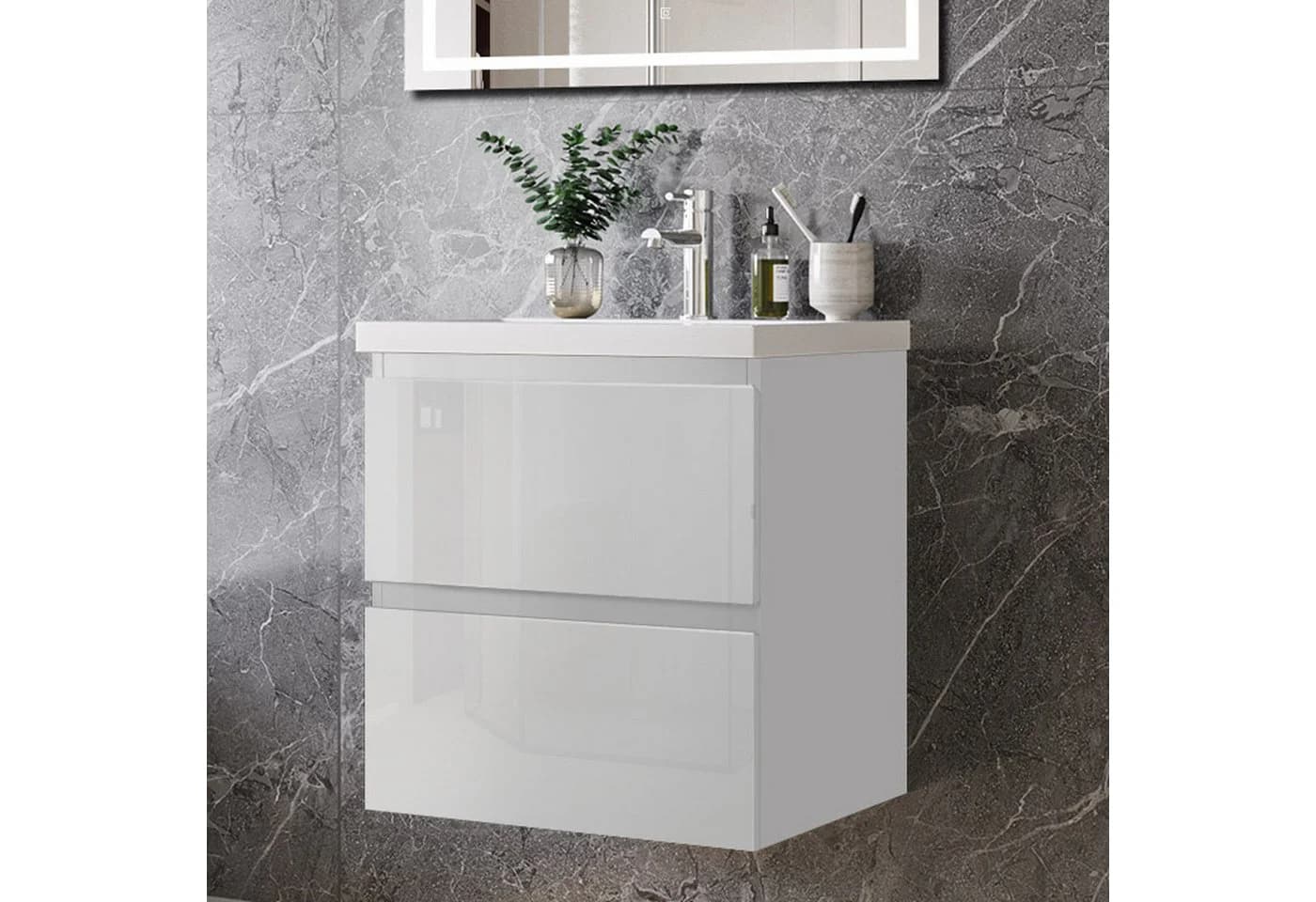 duschspa Waschtisch mit Unterschrank Badmöbel-Set - Bild 2