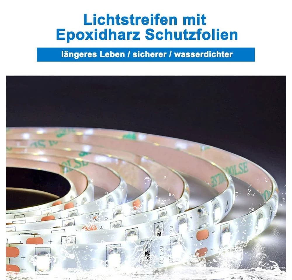 duschspa Badspiegel Kaltweiß LED Beleuchtung 50-100cm Touch-Schalter - Bild 5