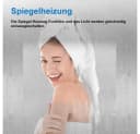 duschspa LED Badspiegel Halbrund Touch/Wandschalter Dimmbar Memory Beschlagfrei Bild 4