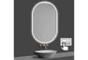 Duschspa LED Badspiegel mit Touch/Wandschalter, dimmbar, beschlagfrei Bild 3