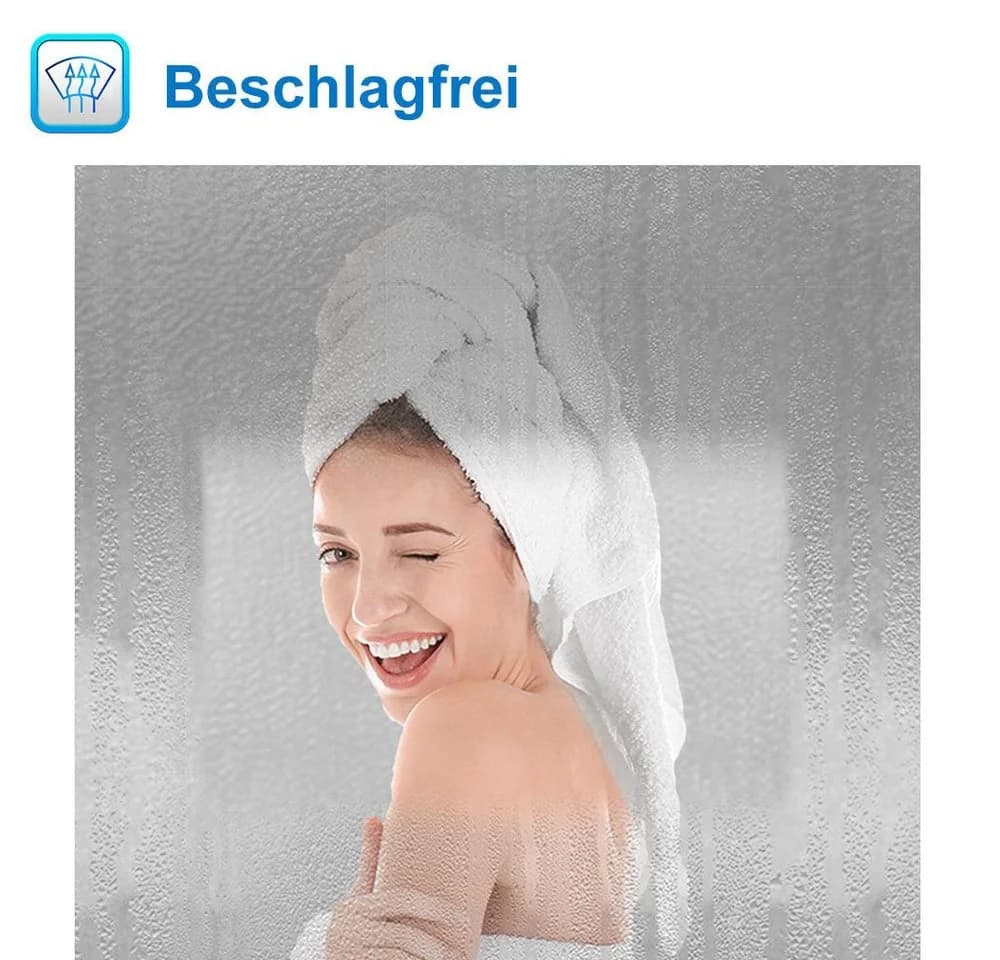 Duschspa LED Badspiegel mit Touch/Wandschalter, dimmbar, beschlagfrei - Bild 4