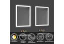 duschspa LED Badspiegel mit Touch-Schalter & Entnebelung Bild 1