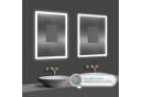 duschspa LED Badspiegel mit Touch-Schalter & Entnebelung Bild 3