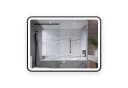 duschspa LED Badspiegel Schwarz Rahmen 50-120cm Dimmbar Bild 2