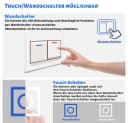 duschspa LED Badspiegel Schwarz Rahmen 50-120cm Dimmbar Bild 4