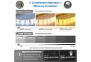 duschspa LED Badspiegel Schwarz Rahmen 50-120cm Dimmbar Bild 5