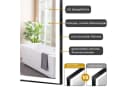 duschspa LED Badspiegel mit Rahmen Schwarz Dimmbar Touch Bild 3