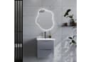 duschspa Waschtisch Waschbecken mit Unterschrank Badmöbel Set Modern Dunklegrau Bild 5