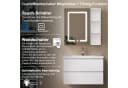 duschspa Spiegelschrank LED mit Steckdose und Touch-Steuerung Bild 4