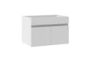 duschspa Waschtisch Unterschrank Weiß Soft-Close-Funktion Bild 2