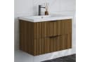 duschspa Waschtisch mit Unterschrank und Einbauwaschbecken Nussbaum Bild 2