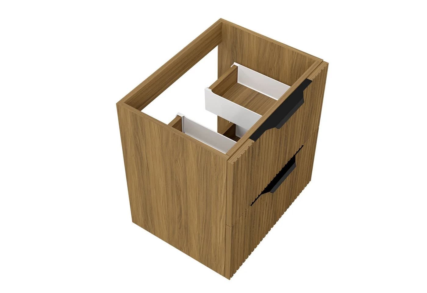 duschspa Waschtischunterschrank 50-120cm Matt/Hochglanz Nussbaum