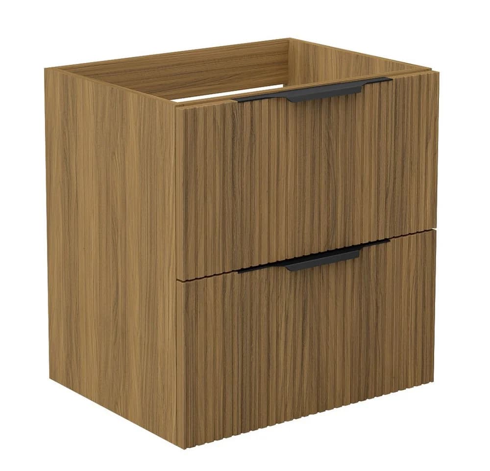 duschspa Waschtischunterschrank 50-120cm Matt/Hochglanz Nussbaum - Bild 2