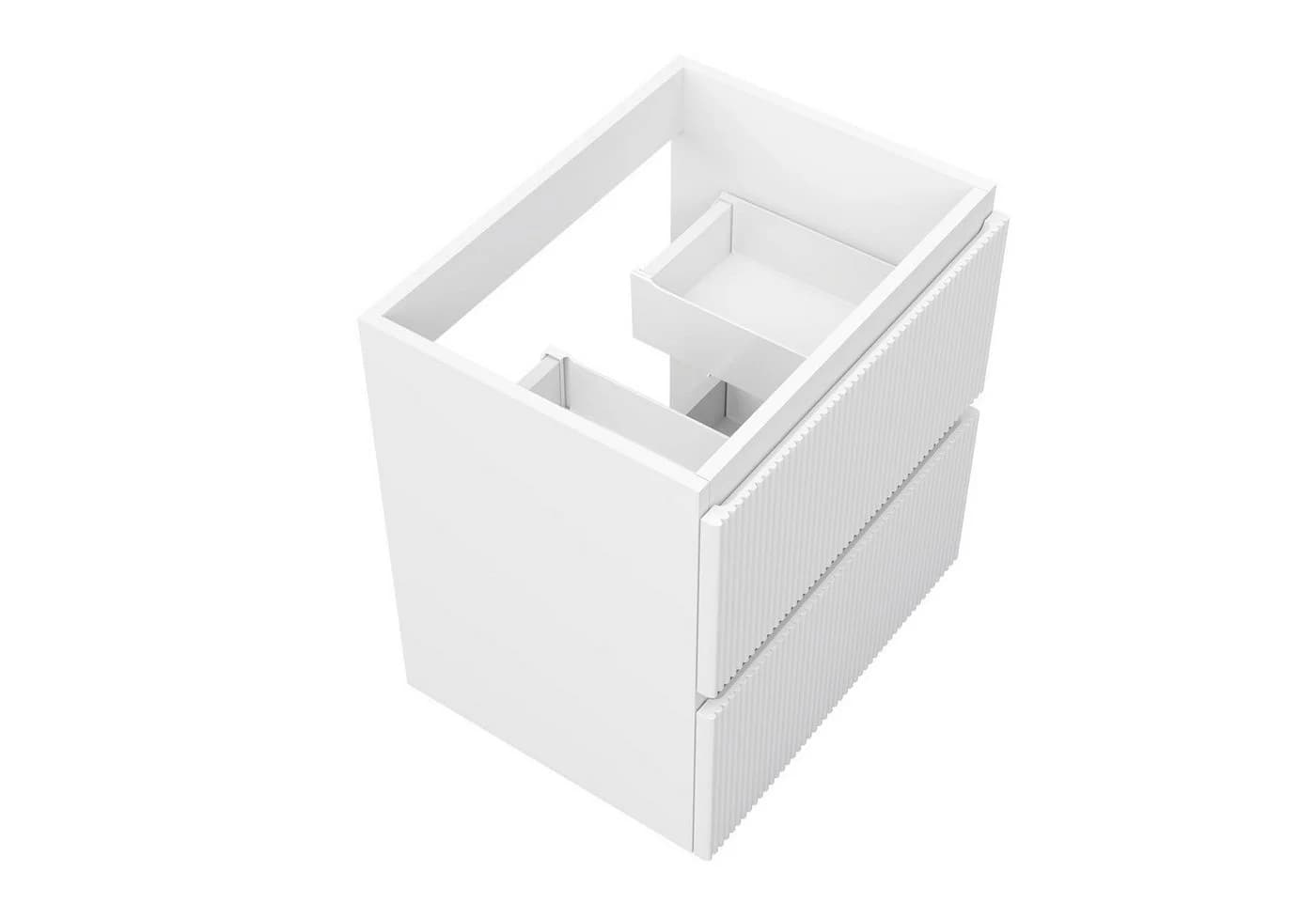 duschspa Waschtischunterschrank Hängeschrank 50-120cm Matt/Hochglanz Weiß