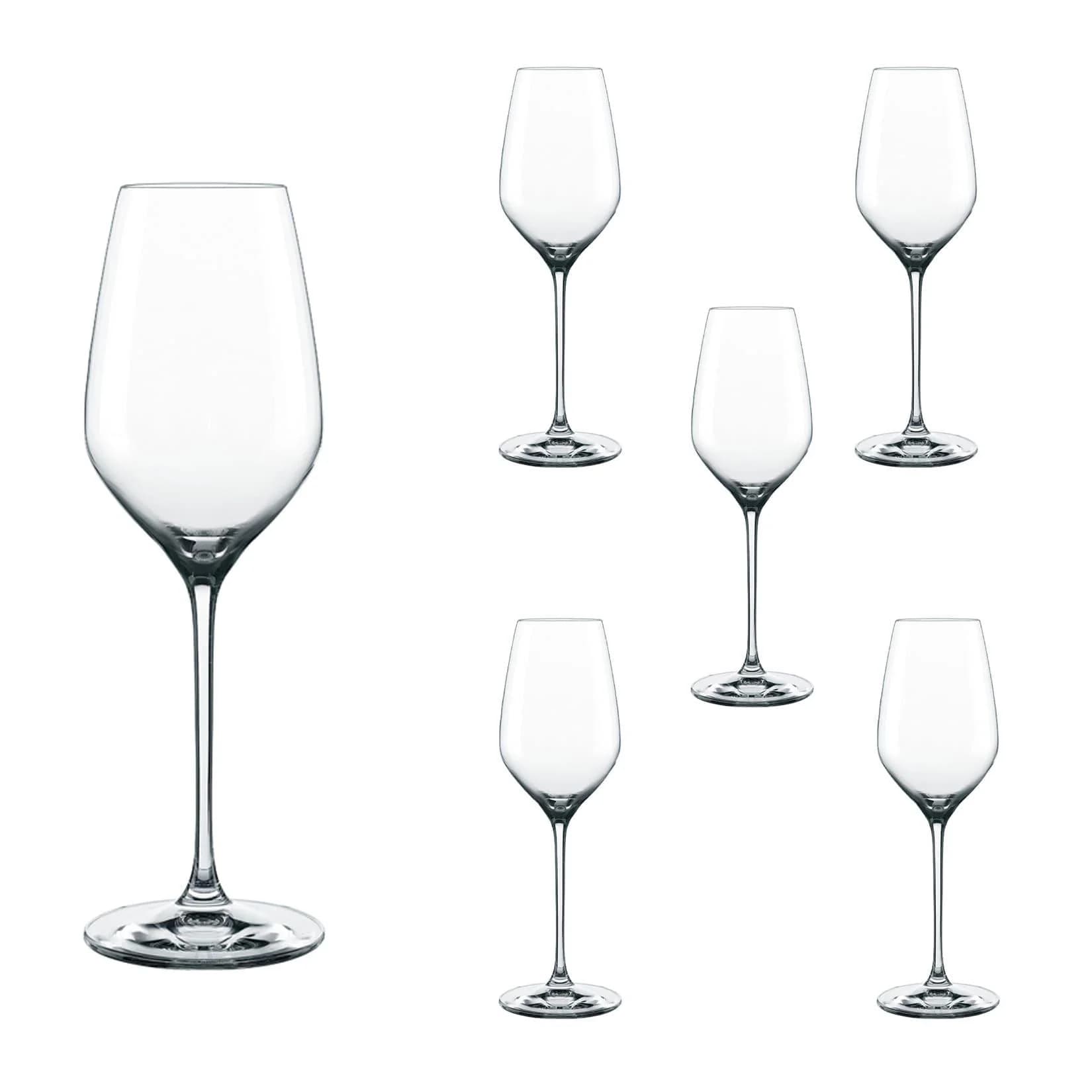 Spiegelau Topline Weißweingläser Set 6-teilig Kristallglas