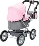 Bayer Puppenwagen Trendy Grau/Rosa mit Wickeltasche Bild 1