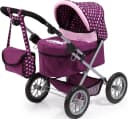 Bayer Puppenwagen Trendy Pflaume mit Wickeltasche Bild 2