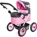 Bayer Puppenwagen Trendy pink/schwarz mit verstellbarem Griff Bild 3