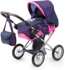 Bayer Kombi-Puppenwagen City Star Einhorn Blau/Rosa Bild 2