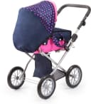 Bayer Kombi-Puppenwagen City Star Einhorn Blau/Rosa Bild 4