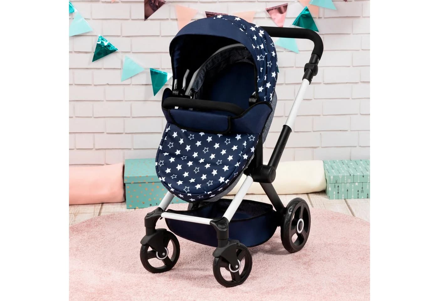 Bayer Kombi-Puppenwagen Xeo Blau - Bild 5