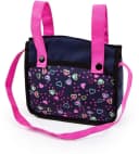 Bayer Kombi-Puppenwagen Vario Blau/Pink/Herzchen inkl. Wickeltasche Bild 5