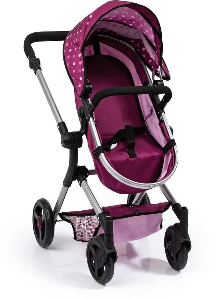 Bayer Kombi-Puppenwagen Vario Bordeaux inkl. Wickeltasche - Bild 5