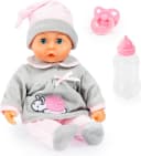 Babypuppe BAYER First Words Baby 38 cm mit Schlafaugen und Geräuschen Bild 2