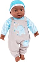 Babypuppe BAYER Interactive Baby Boy 40 cm blau/grau Bild 1
