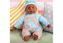 Babypuppe BAYER Interactive Baby Boy 40 cm blau/grau Bild 3