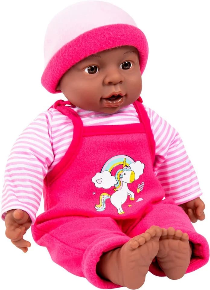Babypuppe BAYER Interactive Baby Girl 40cm Rosa mit Sound - Bild 2
