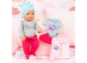 Bayer Puppenkleidung Set 6-tlg. Grau/Rosa Bunt Bild 5
