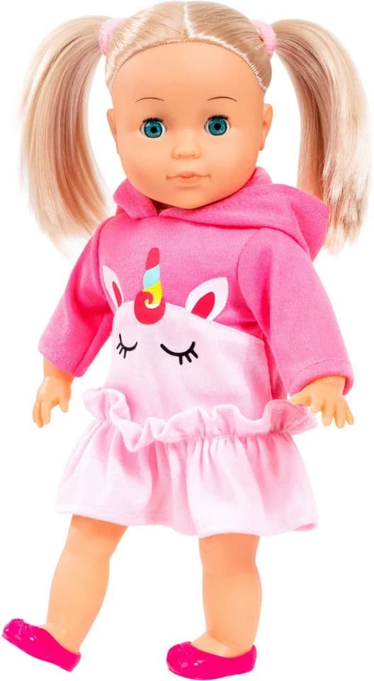 BAYER Stehpuppe Little Love Charlene 33 cm Rosa mit Schlafaugen - Bild 5