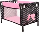 Bayer Puppenmöbel Reisebett-Set mit Hochstuhl, Spielbogen und Zubehör für Puppenpflege Bild 4