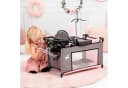 Bayer Puppenbett Multibett Hochstuhl Wickelablage Mobile Einhorn grau/rosa Bild 5