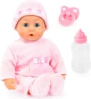 Babypuppe BAYER First Words Baby 38 cm Rosa mit Schlafaugen und Geräuschen Bild 2
