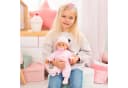 Babypuppe BAYER First Words Baby 38 cm Rosa mit Schlafaugen und Geräuschen Bild 4