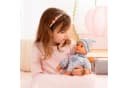BAYER First Words Babypuppe 38 cm Grau mit Sound und Schlafaugen Bild 3