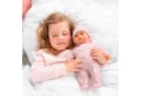Bayer Babypuppe First Words Baby, 38 cm, Herzen Rosa (3-tlg), mit Schlafaugen und Babygeräuschen Bild 4