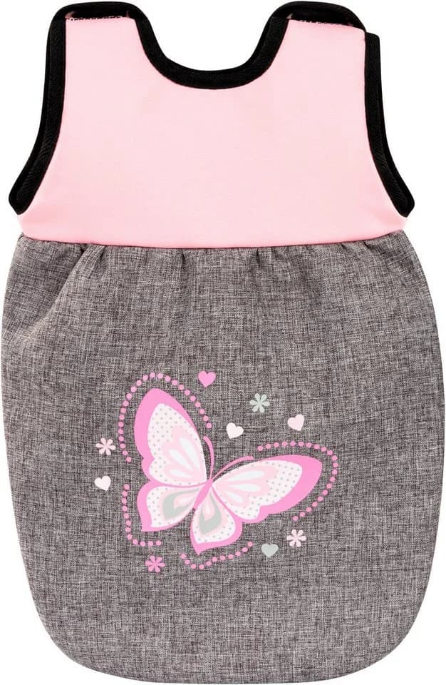 Bayer Puppen-Reisebett-Set 8-tlg. Grau/Rosa mit Zubehör - Bild 3