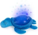 Bayer Kuscheltier Nachtlichttier Schildkröte Blau mit Lichtprojektion und Soundfunktion Bild 1