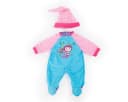 Bayer Puppenkleidung Strampler 38 cm Set 2-tlg. Blau/Rosa Bild 2