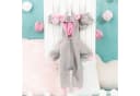 Bayer Puppenkleidung Plüschoverall Grau/Rosa 3-tlg Set Bild 4